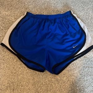 Blue womens nike shorts